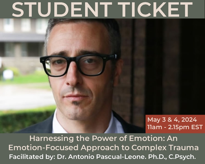 Student – Harnessing the Power of Emotion: An Emotion-Focused Approach to Complex Trauma